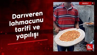 Darıveren lahmacunu tarifi yapılışı ve yapılışı